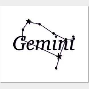 Gemini Constellation Posters and Art